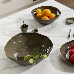 Ned Collections: Haan Serving Bowl- Olive