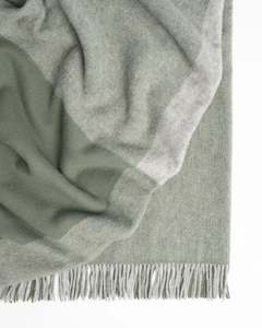 Throws: Riverton throw - Aloe