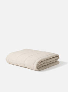 Throws: Chambray Linen Quilt - Queen