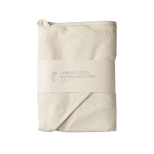 Cotton Hooded Towel - NATURAL