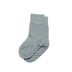 Woolbabe: Woolbabe Merino & Organic Cotton Sleepy Socks - Tide