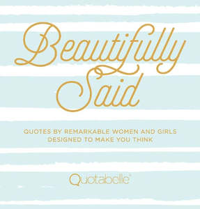 Books: Beautifully Said -Quotabelle