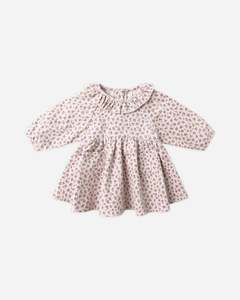All Baby Child: Smocked V dress - Lilac bows
