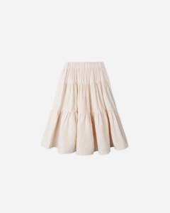All Baby Child: Tiered midi skirt - Petal Gingham