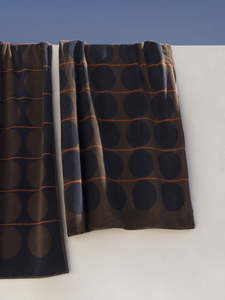 For Your Home: Abacus Beach Towel - Rye/Tamarillo