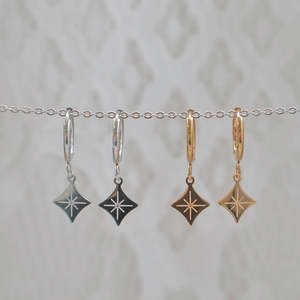 DIAMOND HOOP EARRINGS