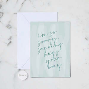Cards: SO SORRY GREETING CARD