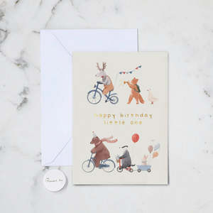 HAPPY BIRTHDAY LITTLE ONE GREETING CARD