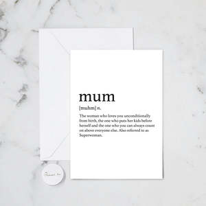 MUM GREETING CARD