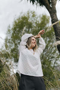 All Tops: Victoria blouse - White spot