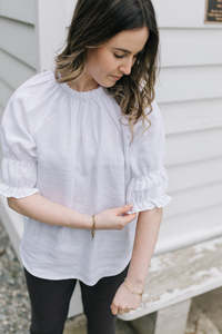 All Tops: Gracie top - White