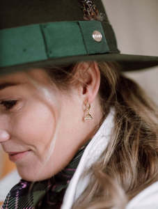 High Country Whistle Huggies - Gold