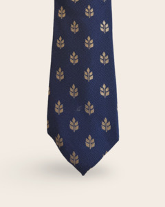 Wheat neck tie - Navy