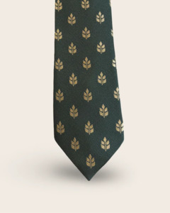 Whistle Pop: Wheat neck tie - green