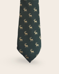 Whistle Pop: Stag neck tie - Green