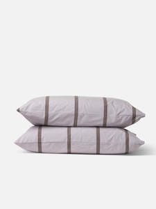All: Duo Pillowcase Pair - Pansy/Rye