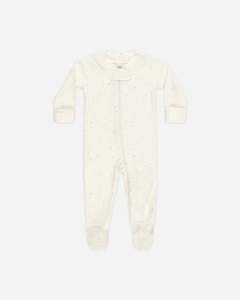 Zip Longsleeve Sleeper Footie || Stars