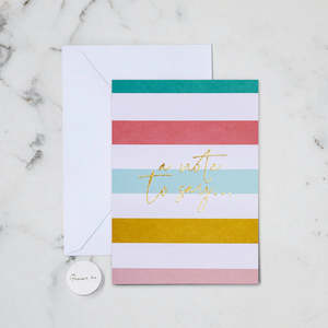 NOTE TO SAY GREETING CARD