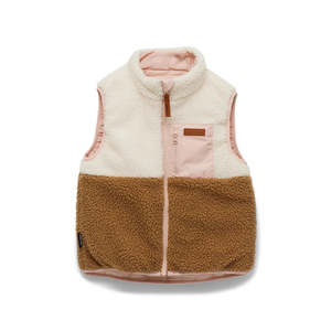 Cry Wolf: REVERSIBLE YETI VEST Harvest Colourblock