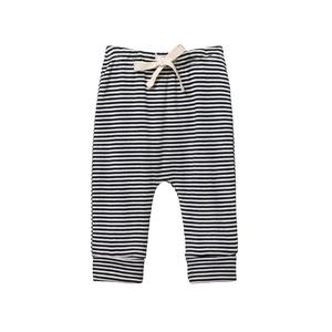 DRAWSTRING PANTS, Navy Stripe