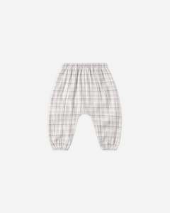 Woven pant - Blue plaid