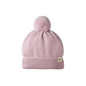 Alpine Pom Pom Beanie - Lilac