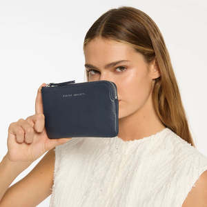 Status Anxiety: Smoke And Mirrors Wallet - Midnight Blue