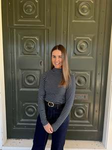 All Tops: Mae top - Navy/White stripe