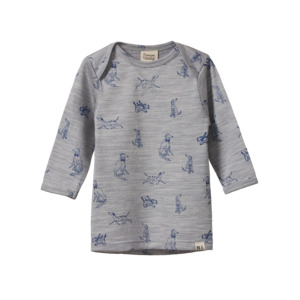 All Baby Child: Merino Essential tee - Best Friend Print Merino