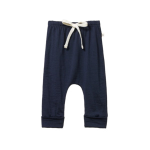 All Baby Child: Merino Drawstring Pants - Navy