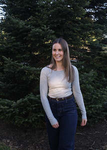Plain long sleeve - Grey/White stripe