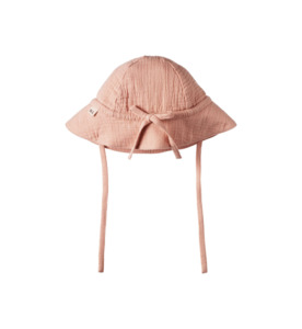 All Baby Child: Muslin Sunhat - Rose Dust