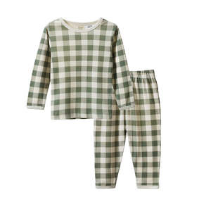 Long Sleeve Pyjama Set - Crispin Check