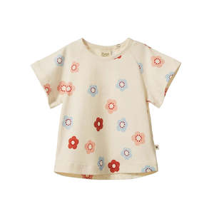Juniper Tee - Flora Stamp Print