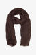 Block Colour Scarf - Cocoa