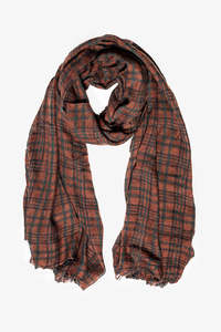Accessories: Woodlands Check Scarf