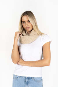Accessories: Alora Snood - Wheat