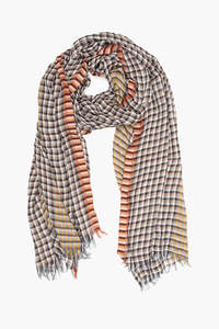 Accessories: Oxford Check Scarf