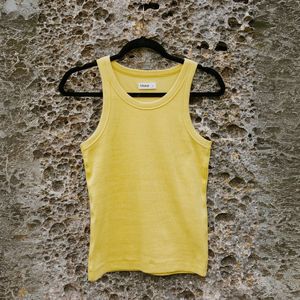 Moke: Ede Cotton Rib Tank - Lemongrass