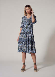 Loobies Story: Lucca Dress - Indigo Multi
