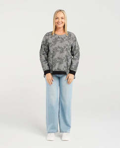 Zafina: Havana Top - Floral Check