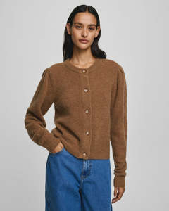Knitwear: Miabelle Hope Cardigan- Toasted Coconut