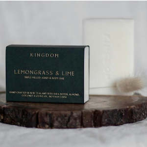 Kingdom: TRIPLE MILLED BAR & DISH DUO - LEMONGRASS & LIME