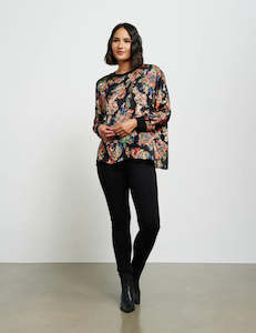 Et Alia: Willow Top - Majorca Print
