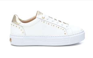 Sneakers: Carmela Sneaker - White/Gold