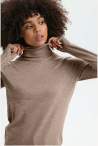 Mila Rollneck Jumper - Atmos Melange