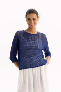 Two By Two: Rebe Top - Cobalt