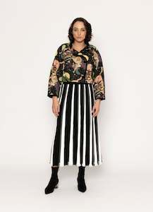 Valkyrie Skirt - Black/White