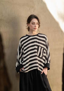 Shirts Tops: Arden Top - Stripe