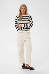 Shirts Tops: Philene Sweatshirt - Night Sky Stripe